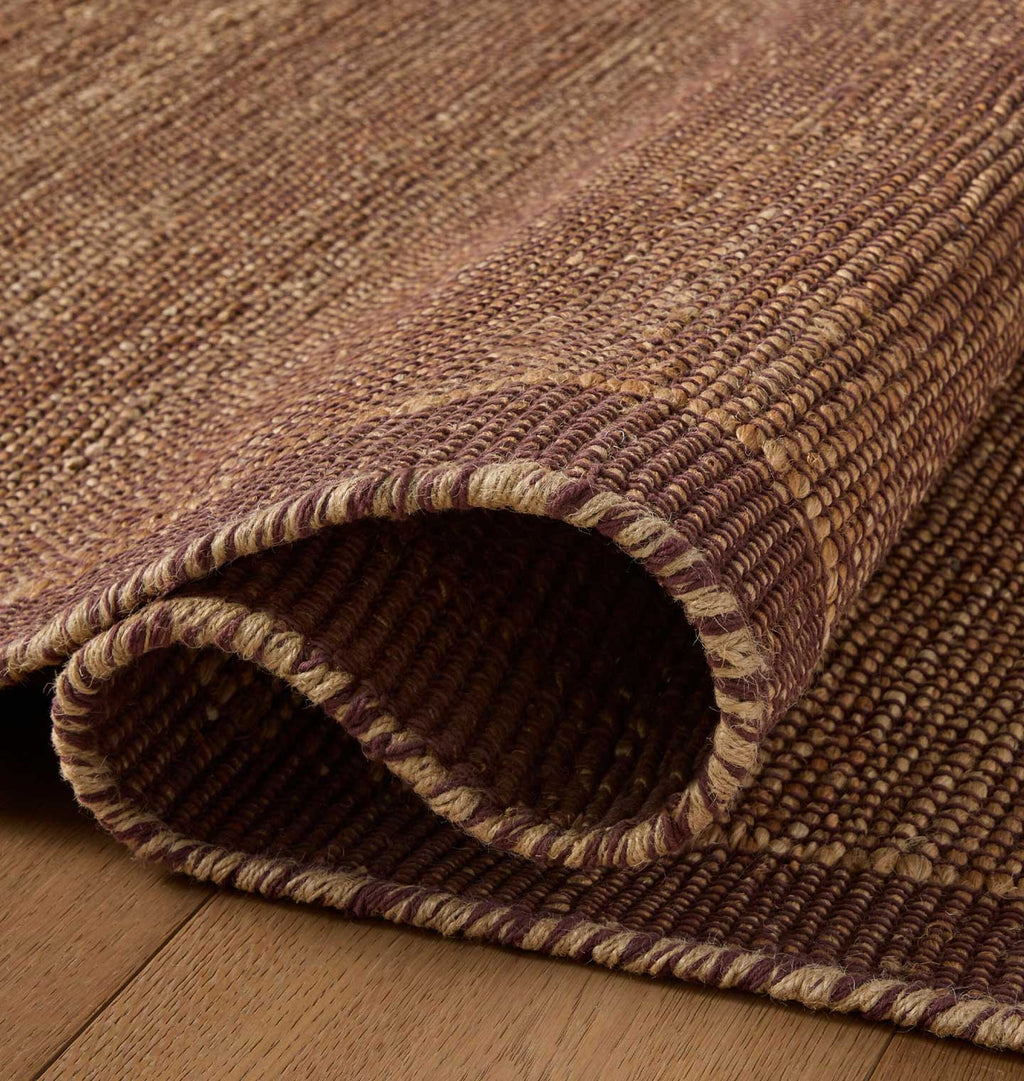 Gertrude GRT-01 Natural / Plum Rug