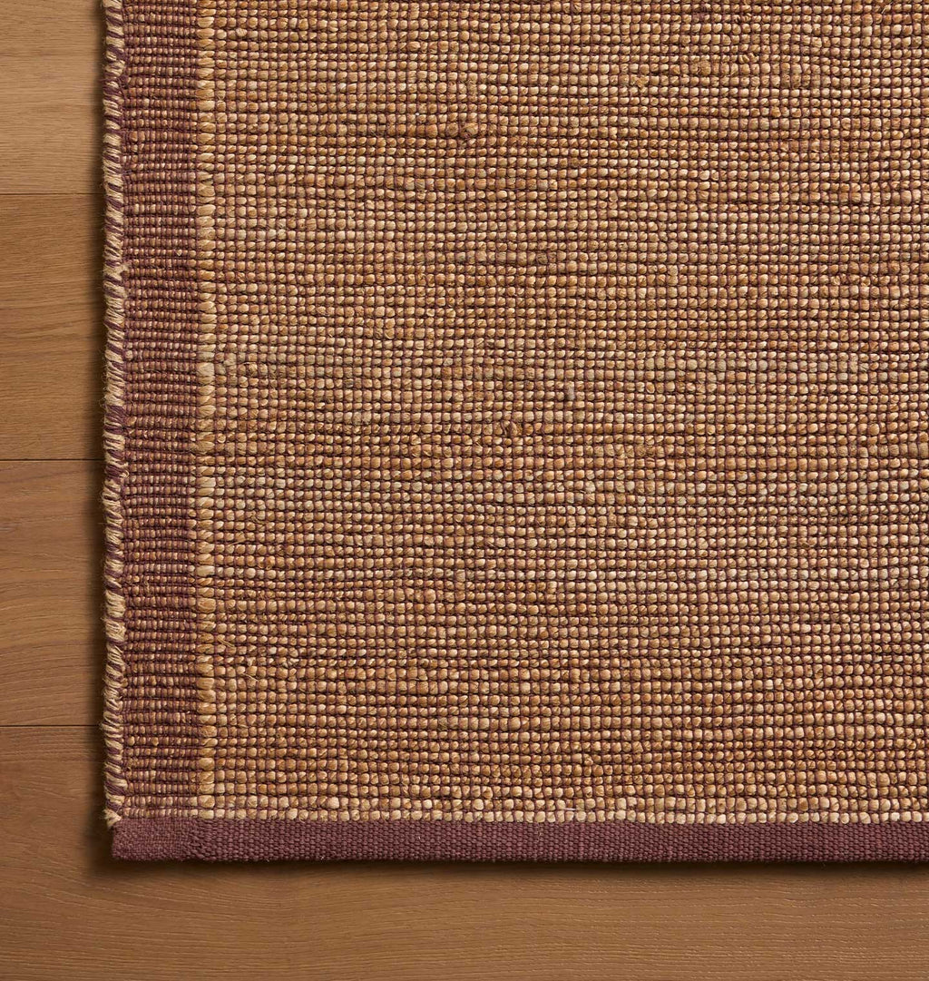 Gertrude GRT-01 Natural / Plum Rug
