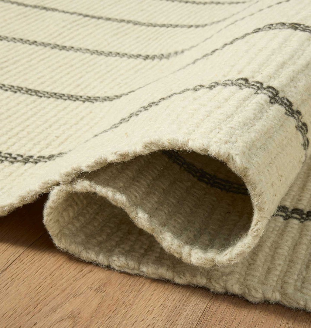 Harlan HLN-01 Ivory / Charcoal Area Rug