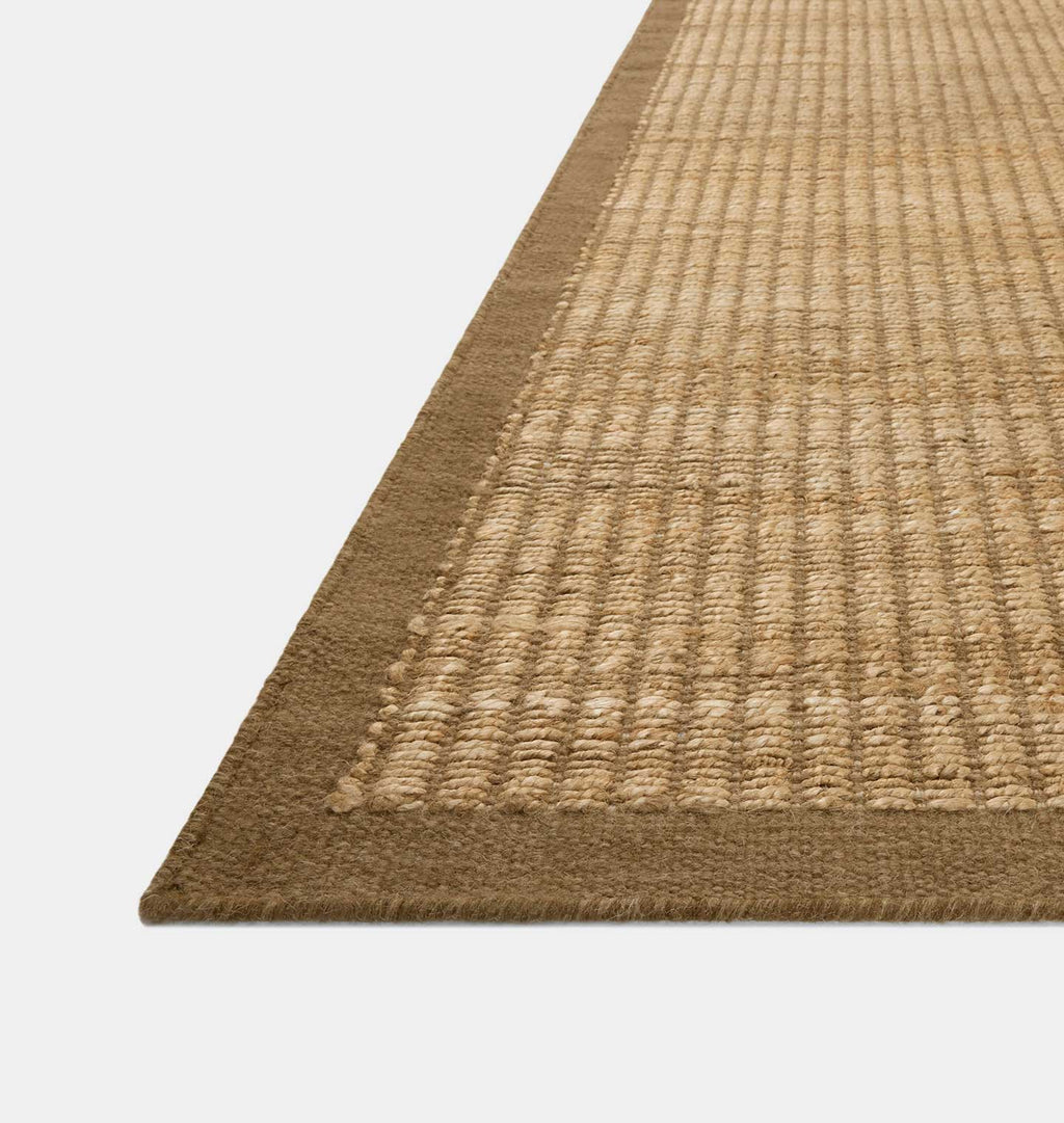 Lilah Natural / Bark 18" x 18" Sample
