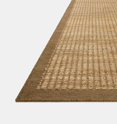 Lilah Natural / Bark 18" x 18" Sample