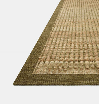Lilah Natural / Olive 18" x 18" Sample