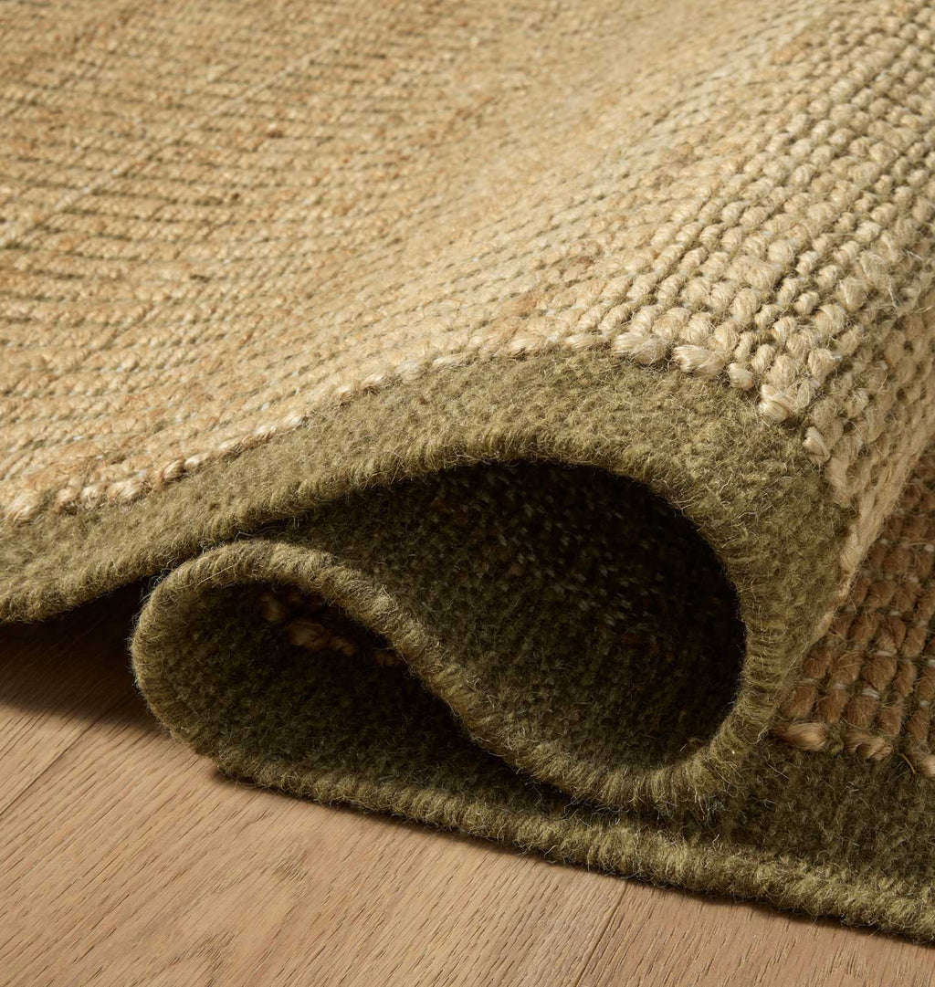 Lilah LIH-01 Natural / Olive Area Rug 