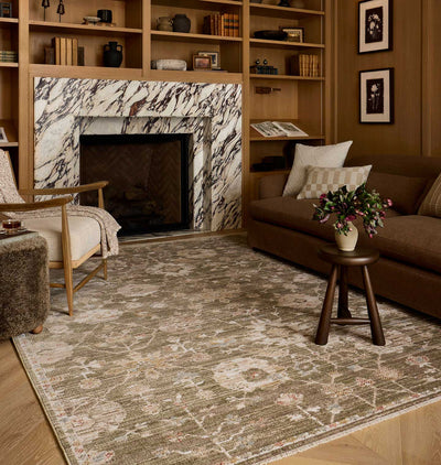 Nella NLA-08 Olive / Multi Rug