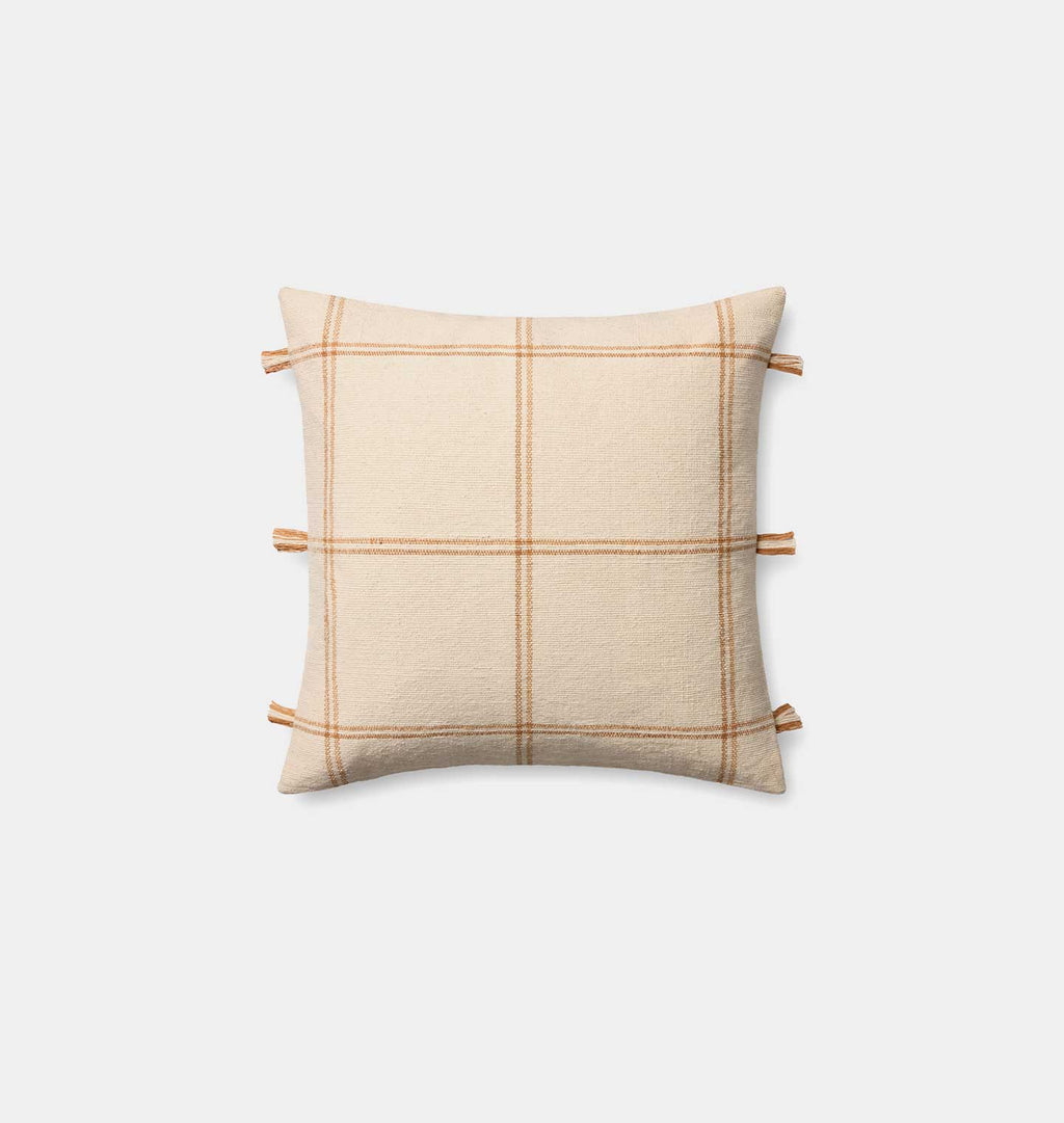 Lainey 24'' x 24'' Pillow Natural Amber