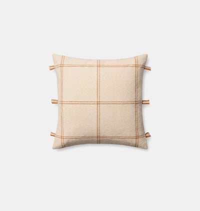 Lainey 24'' x 24'' Pillow Natural Amber