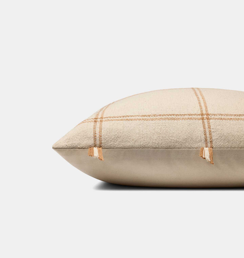 Lainey 24'' x 24'' Pillow Natural Amber