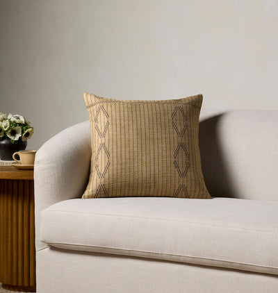 Belleau Natural / Brown 20'' x 20'' Pillow