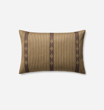 Adamor Natural / Brown 13" x 31" Pillow