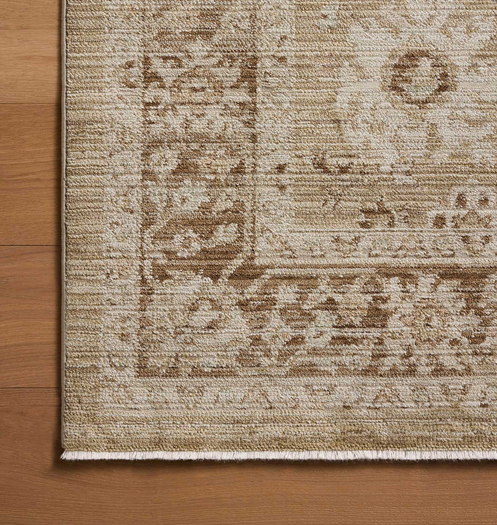Rutherford RUT-01 Bark / Khaki Rug