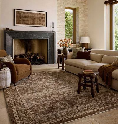 Rutherford RUT-04 Brown / Beige Rug