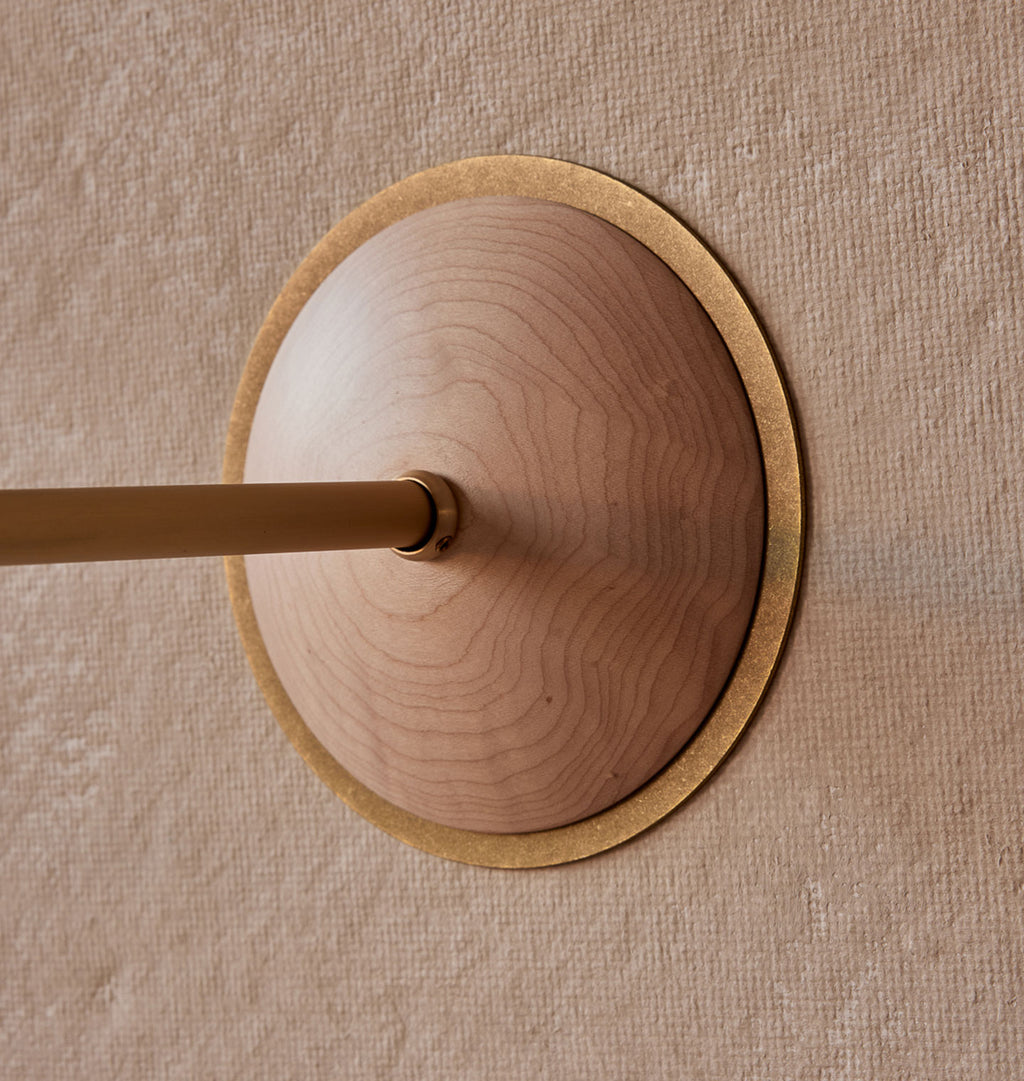 Edmund Wall Sconce Clear Maple