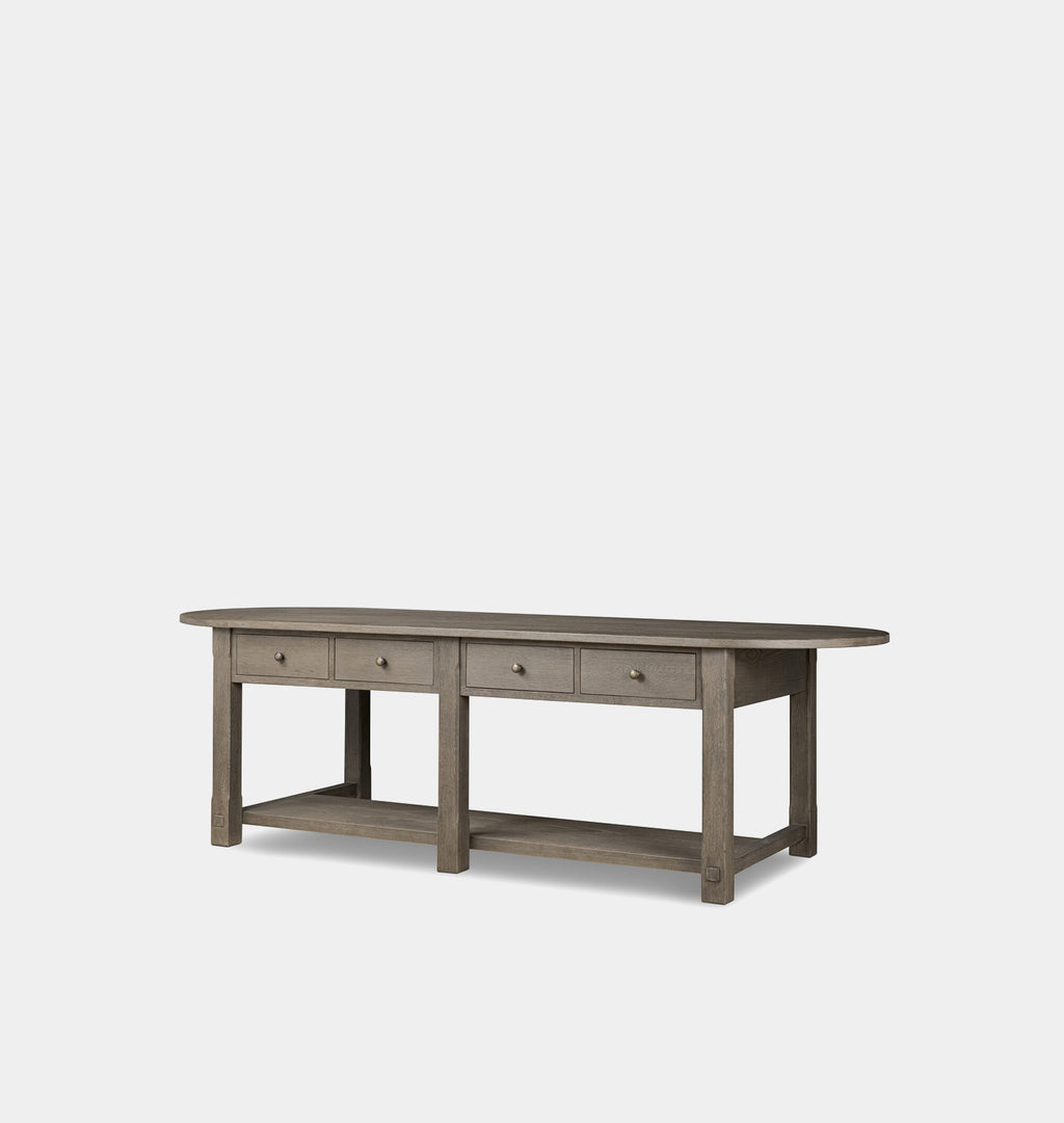 Elise Kitchen Island Hazel Oak