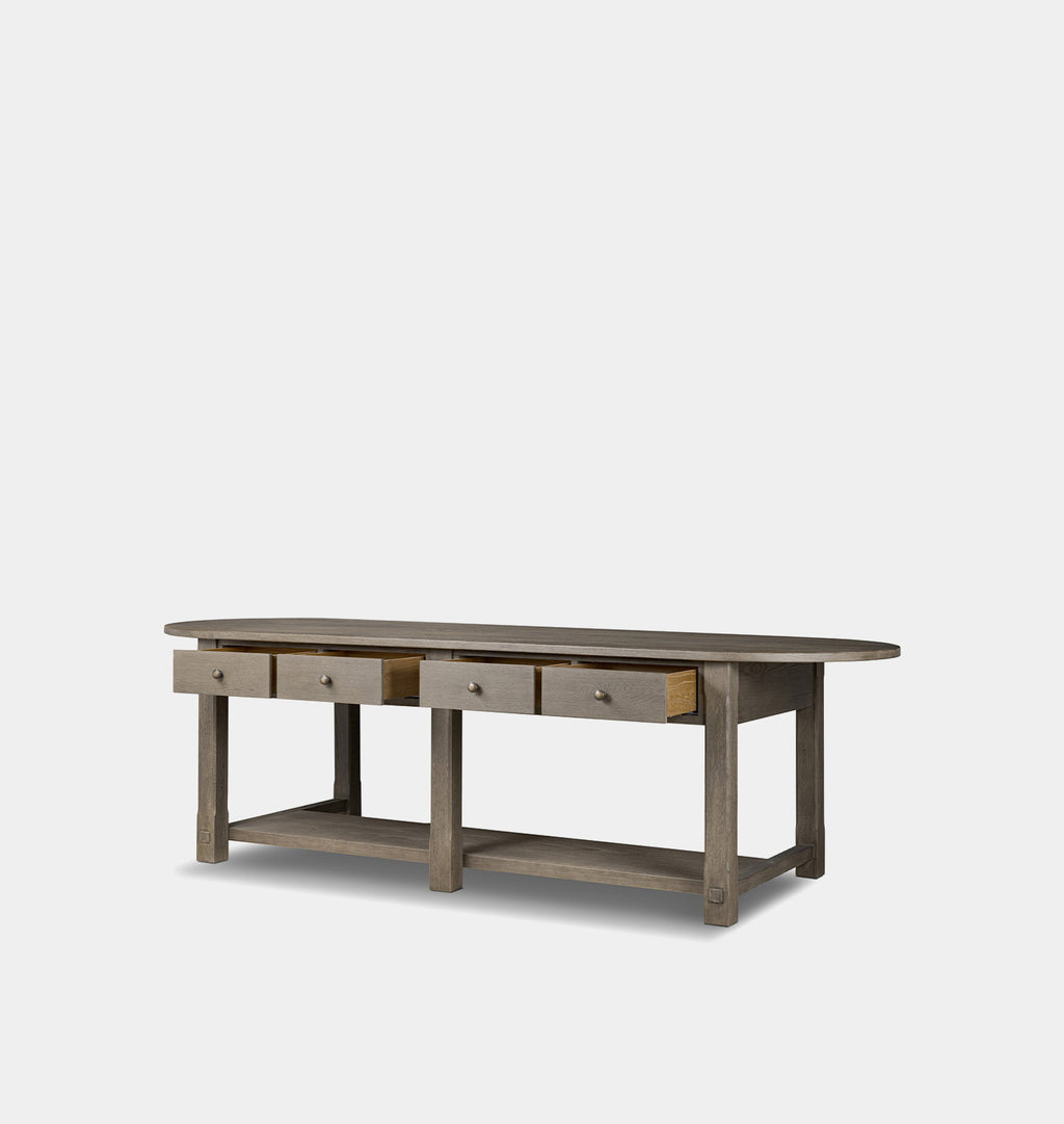 Elise Kitchen Island Hazel Oak