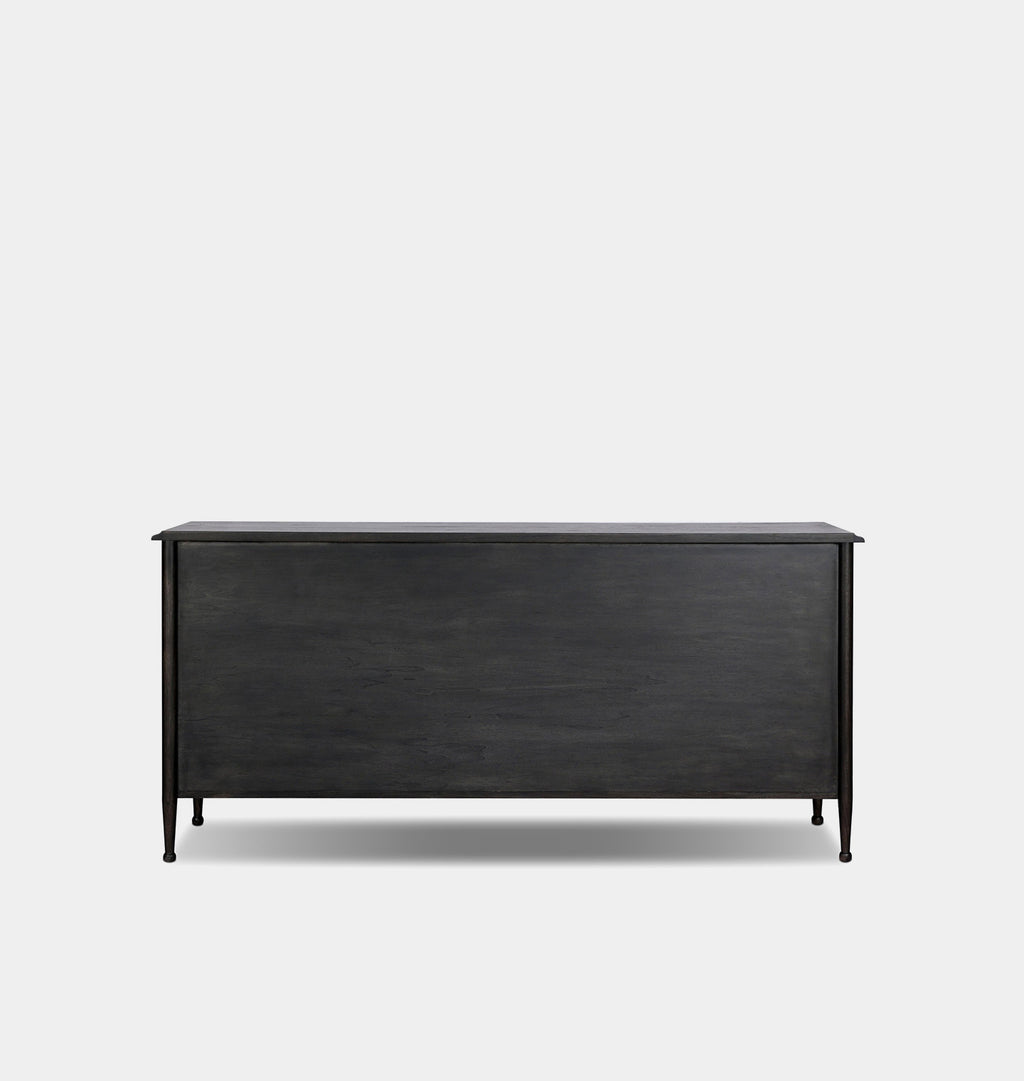 Eloise 6 Drawer Dresser Smoked Black Mindi