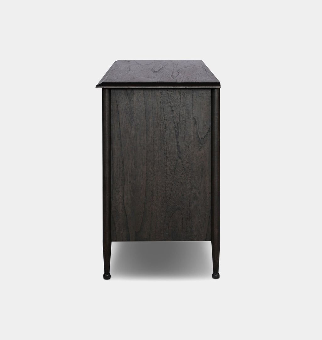 Eloise 6 Drawer Dresser Smoked Black Mindi