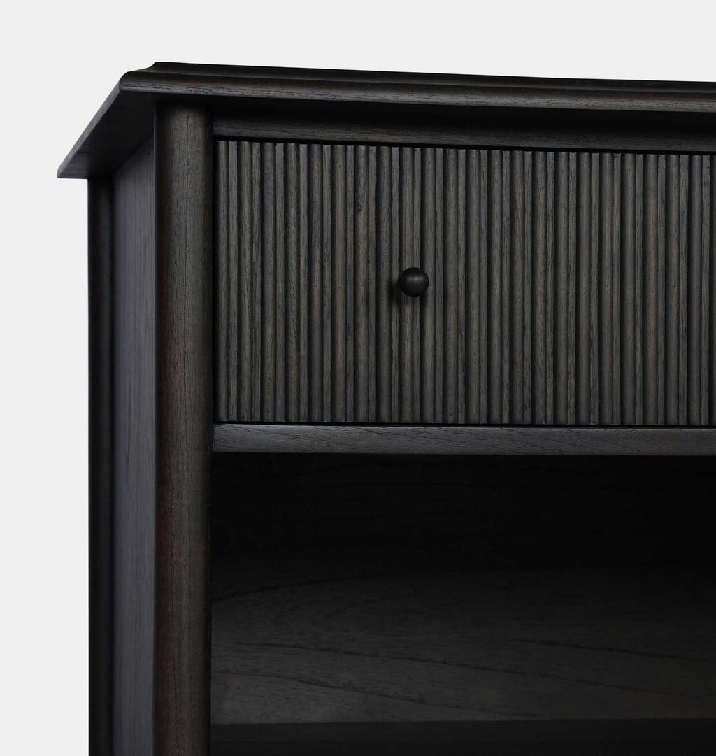 Eloise Nightstand Smoked Black Mindi
