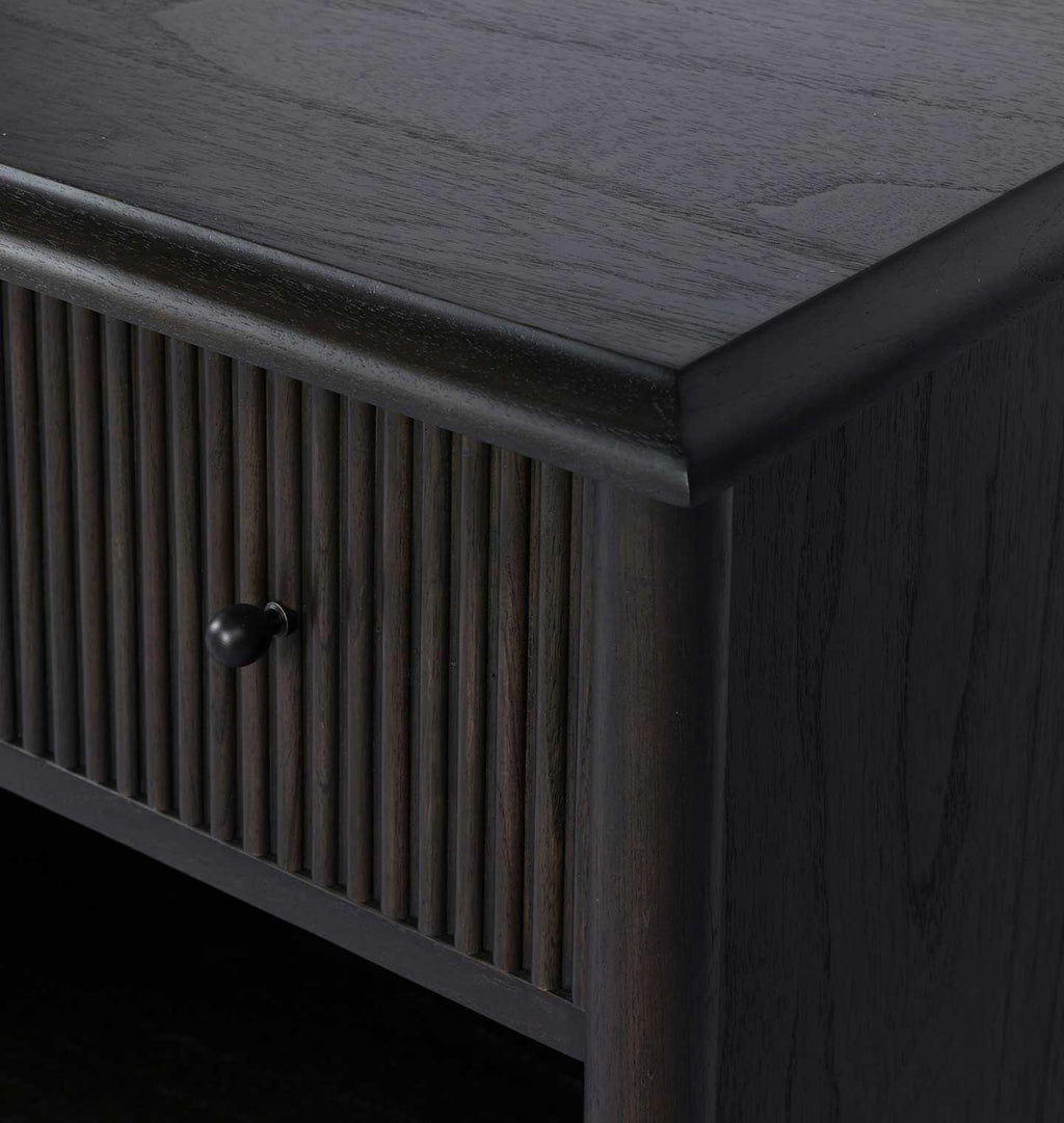 Eloise Nightstand Smoked Black Mindi
