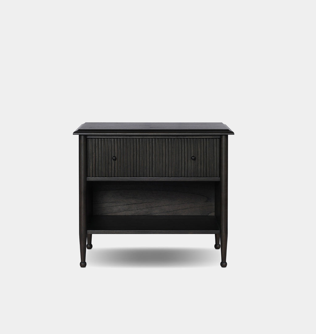 Eloise Nightstand Smoked Black Mindi