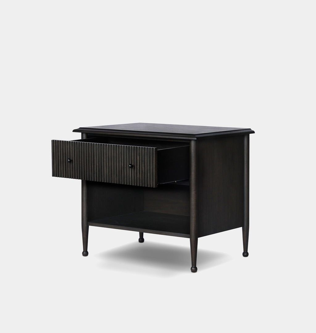 Eloise Nightstand Smoked Black Mindi