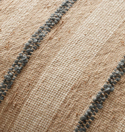 Elowen Pillow 22'' x 22'' Natural / Blue