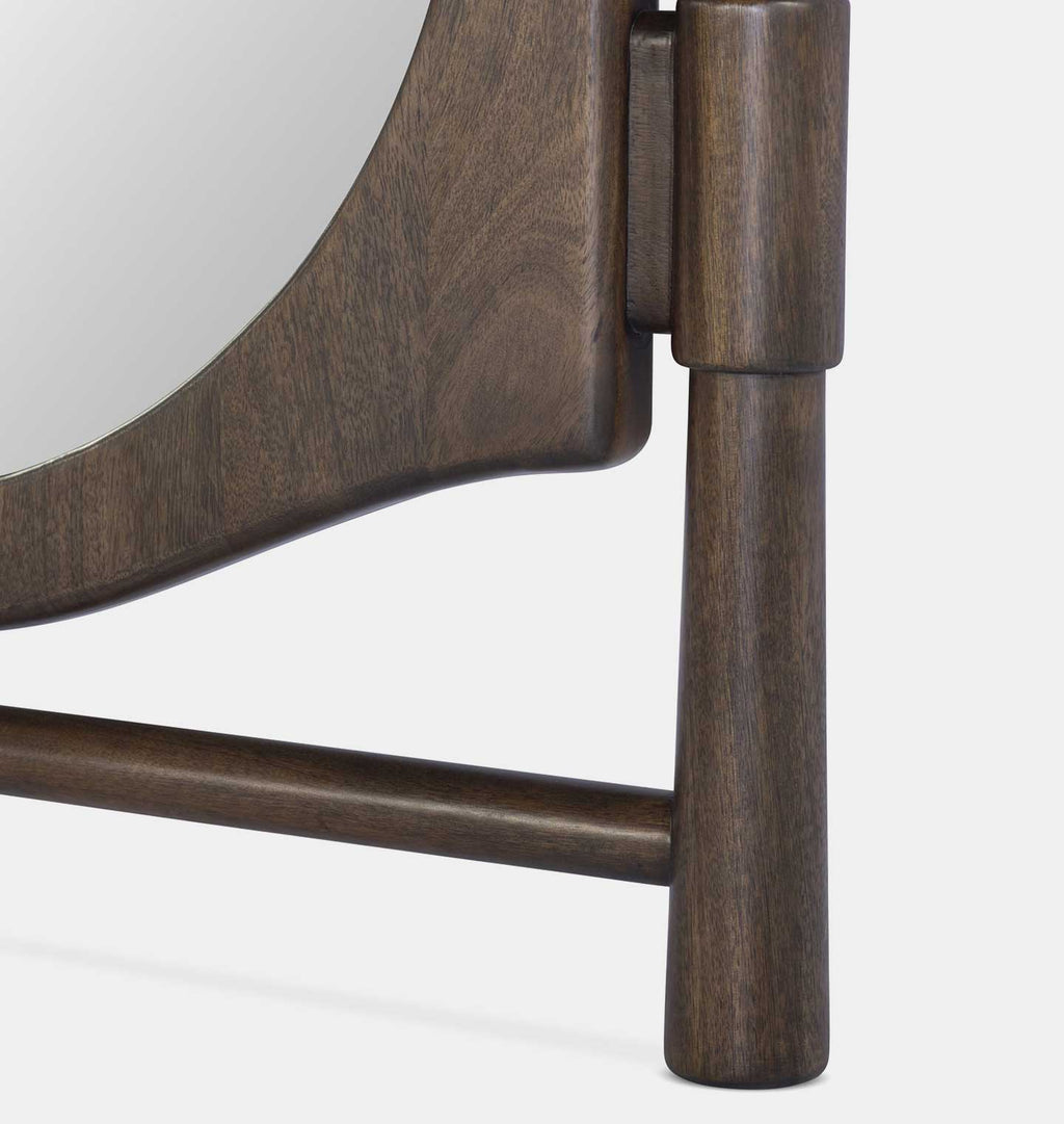 Elowyn Mirror Dark Brown Mango Wood