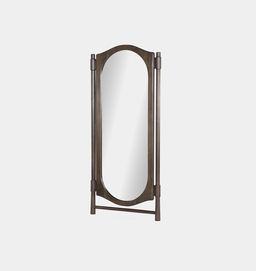 Elowyn Mirror Dark Brown Mango Wood