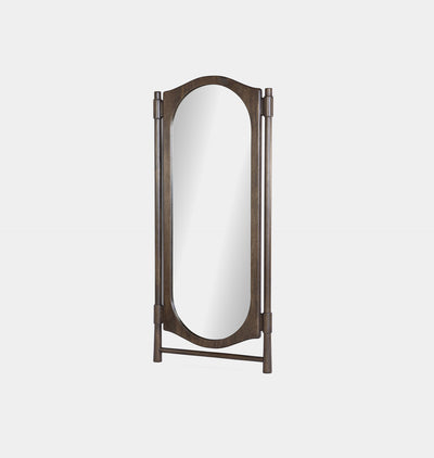 Elowyn Mirror Dark Brown Mango Wood