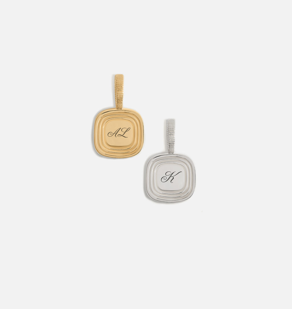 Estate Pendant Engraved