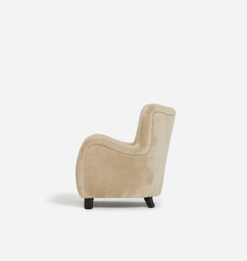 Jude Armchair Camel Shearling