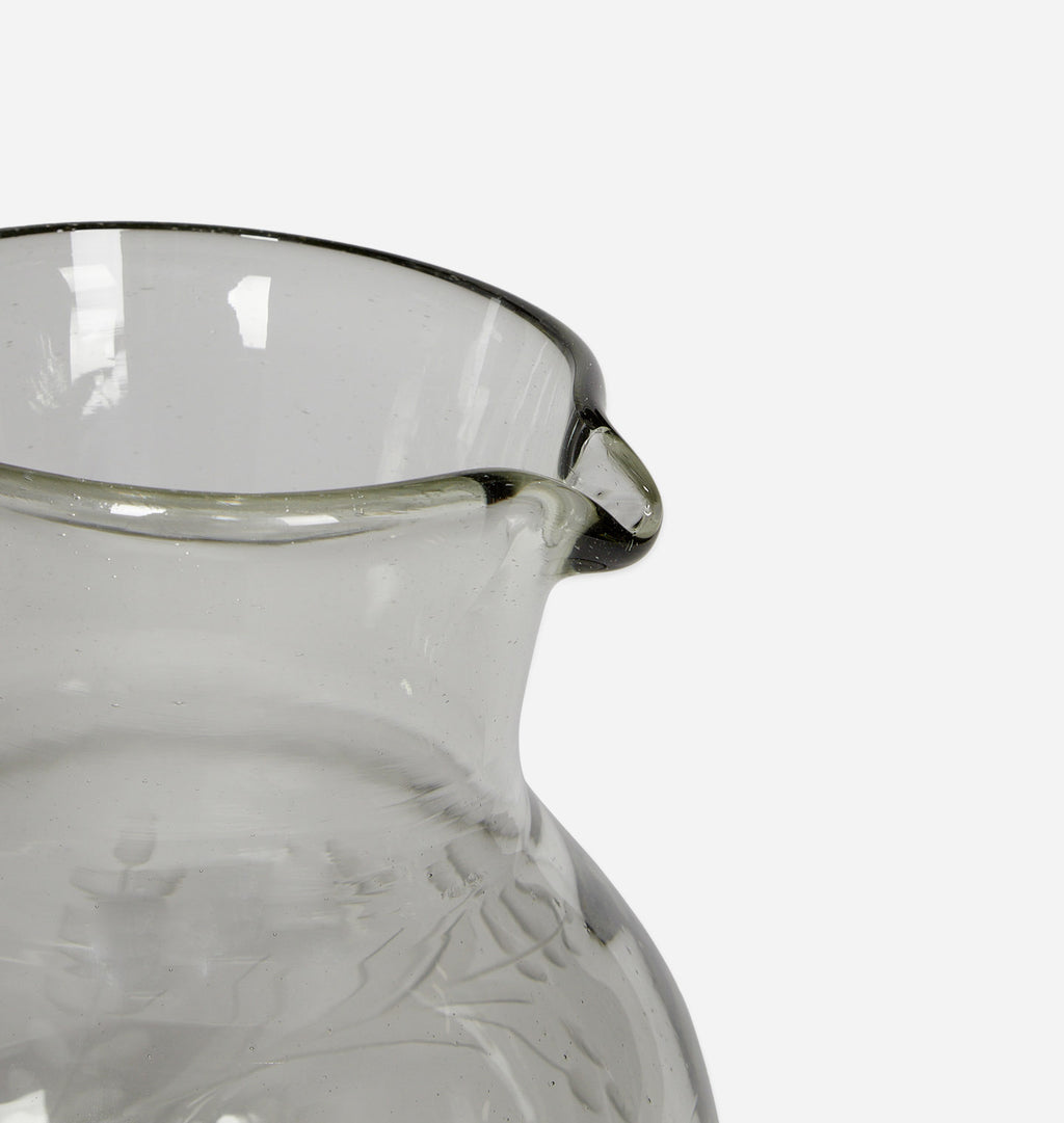 Lauren Hand-Etched Glass Pitcher