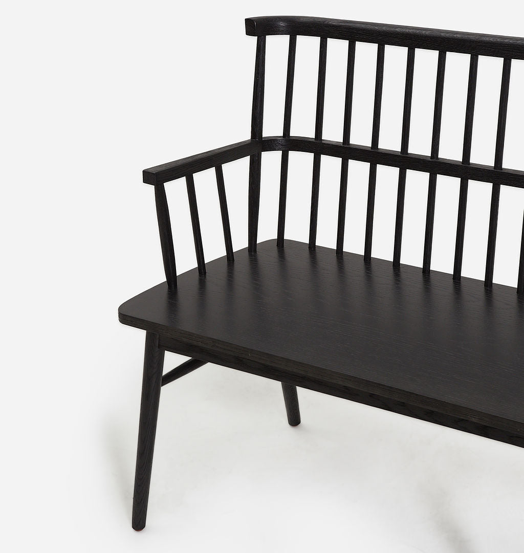 Larkspur Large Bench Black