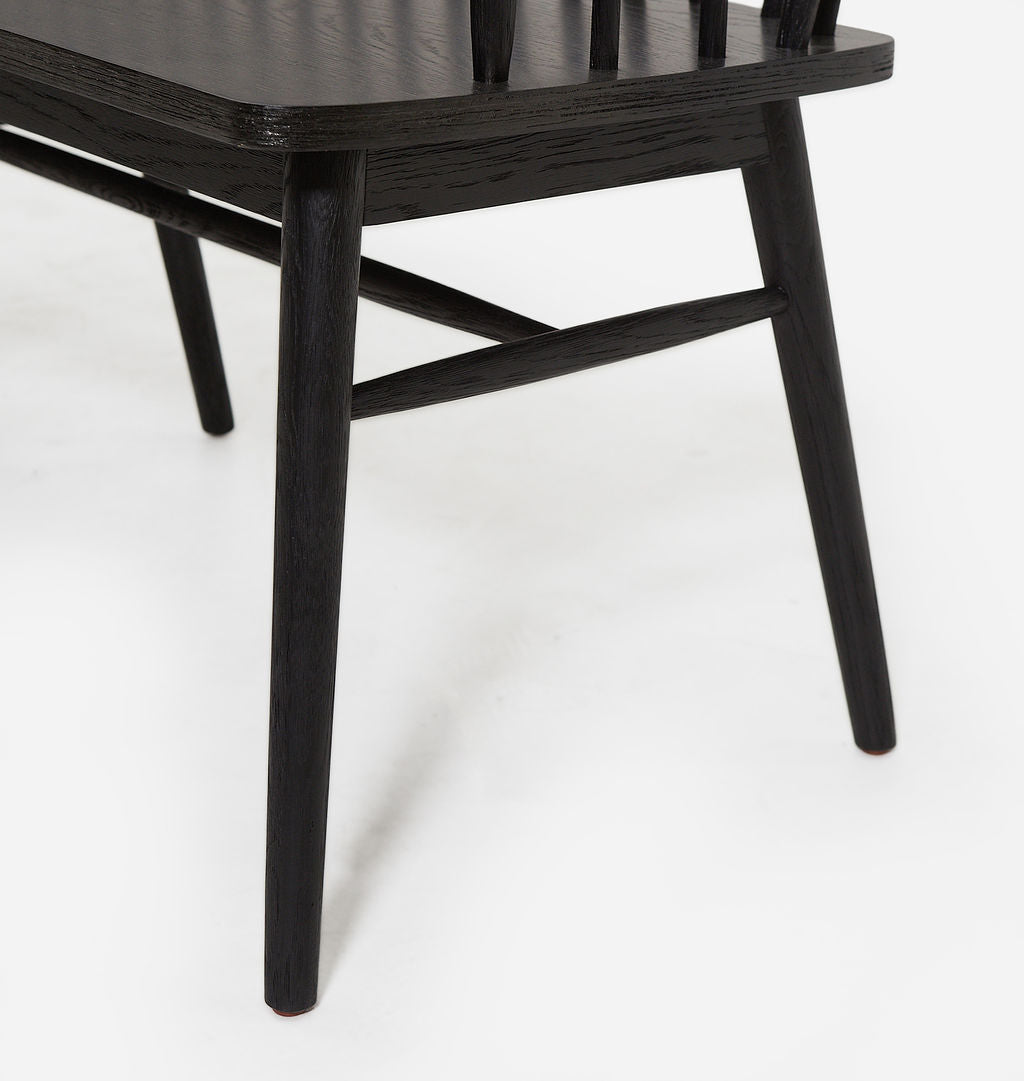Larkspur Large Bench Black