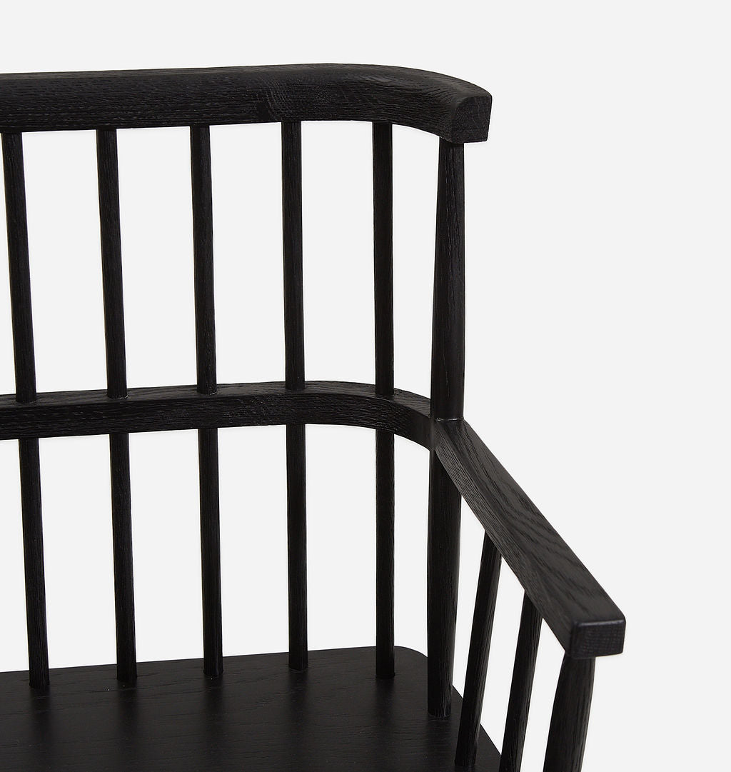 Larkspur Large Bench Black