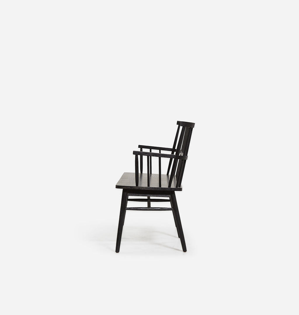 Larkspur Large Bench Black