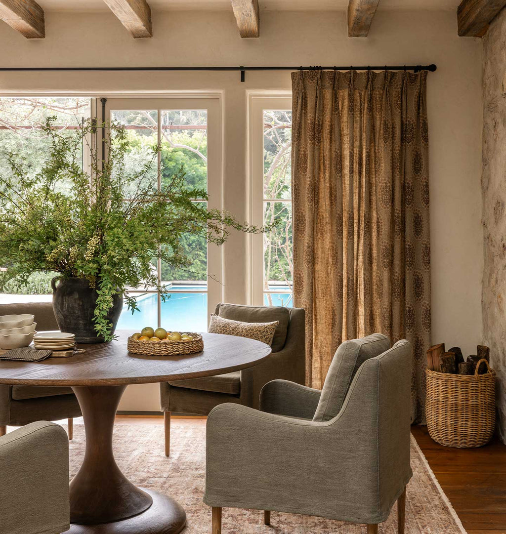 Winfleur Saffron Curtain Panel