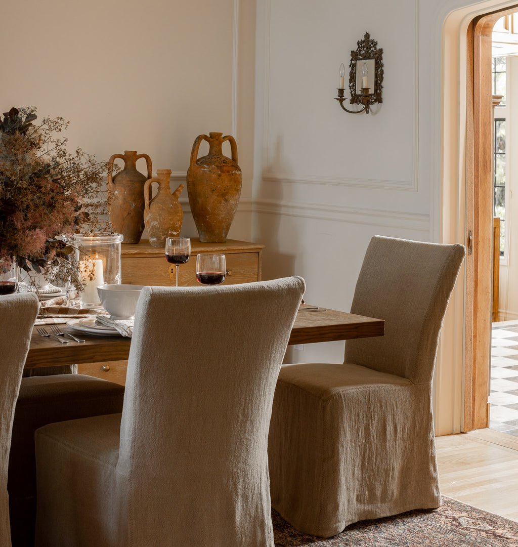 Musa Slipcovered Dining Chair