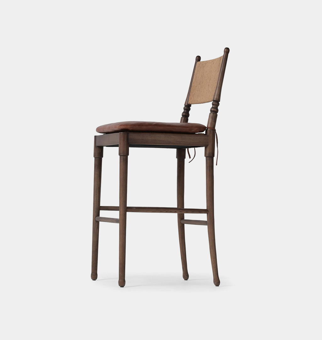 Fayth Bar Stool Dulane Mahogany Cushion
