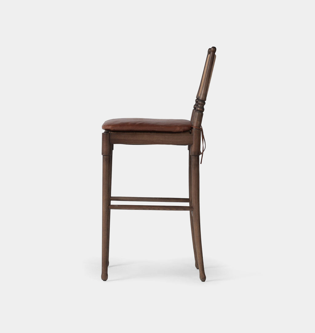 Fayth Bar Stool Dulane Mahogany Cushion
