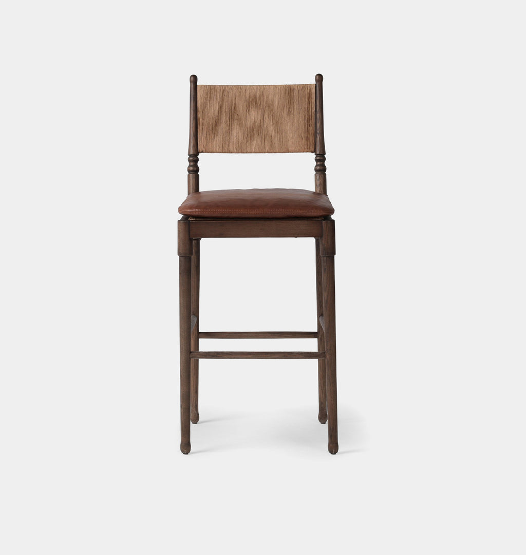 Fayth Bar Stool Dulane Mahogany Cushion