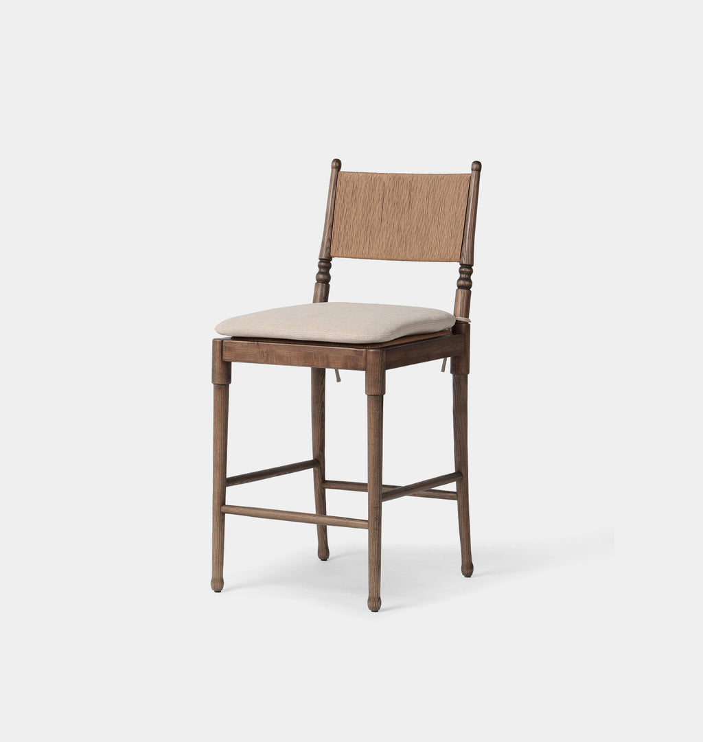 Fayth Counter Stool Broadway Dune Cushion