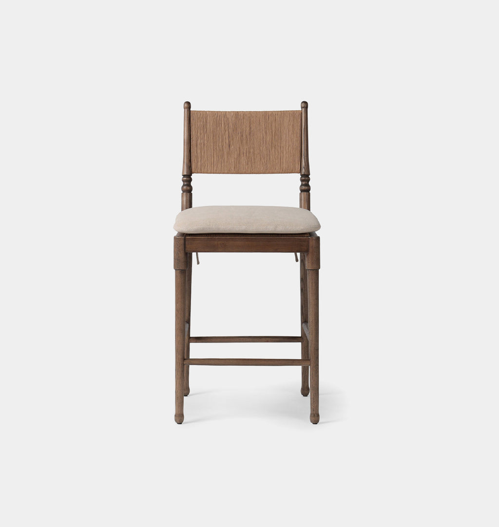 Fayth Counter Stool Broadway Dune Cushion