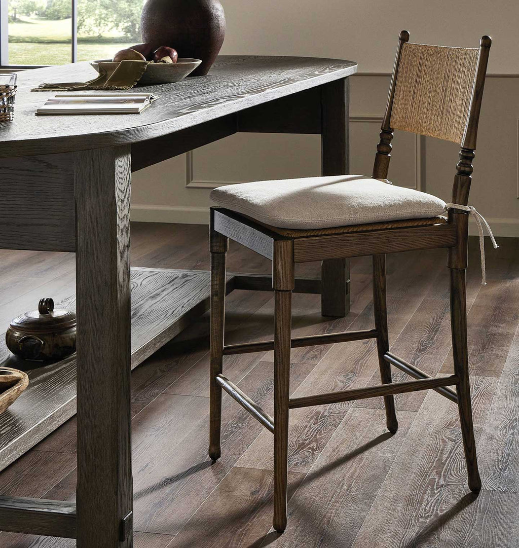 Fayth Counter Stool Broadway Dune Cushion
