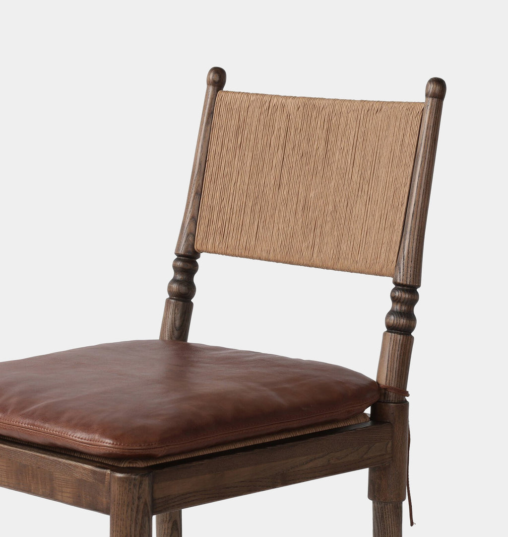 Fayth Counter Stool Dulante Mahogany Cushion