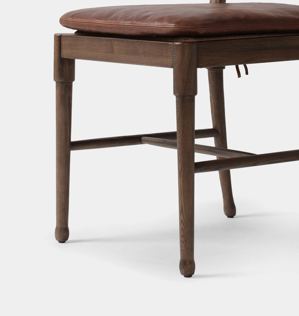 Fayth Dining Chair Dulane Mahogany Cushion