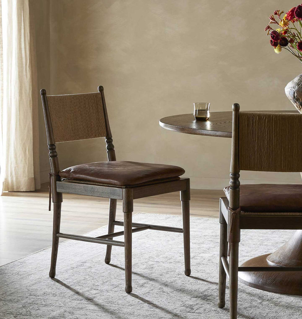 Fayth Dining Chair Dulane Mahogany Cushion