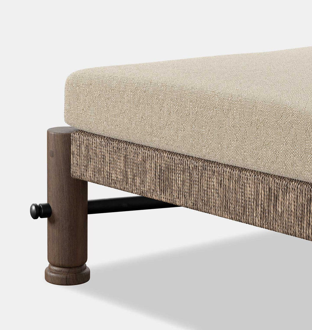 Finnegan Outdoor Chaise Alessi Buff
