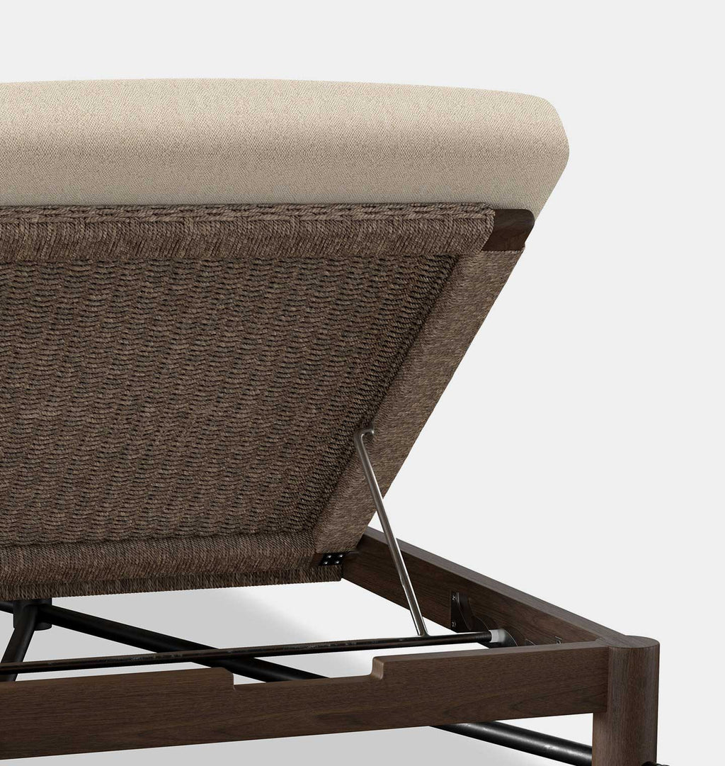 Finnegan Outdoor Chaise Alessi Buff