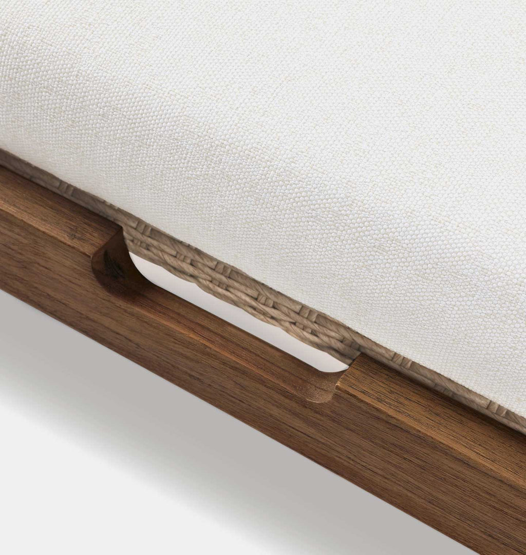 Finnegan Outdoor Double Chaise Alessi Linen