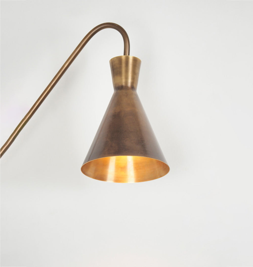 Forli Pivoting Brass Sconce